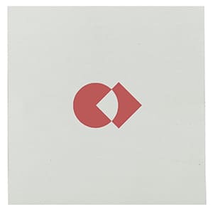 DP20 Double Point 20x20 Weisse Serviette. Standard Lieferung. Einfarbiger Druck