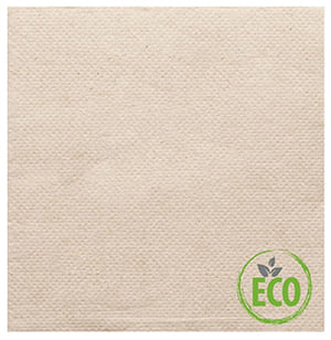 DP20 Double Point 20x20 Recycelte Serviette. Standard Lieferung. 2-Farbiger Druck