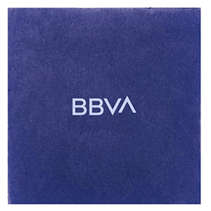 DP20 Double Point 20x20 Blaue Serviette. Express Lieferung. Einfarbiger Druck