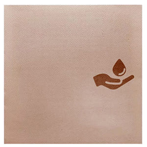 DP33 Double Point 33x33 Recycelte Serviette. Express Lieferung. Einfarbiger Druck