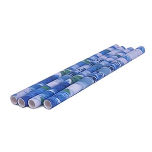 Medium 8. Personalisierter breiter Strohhalmhalme de 15cm