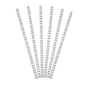 Mojito 8. Personalisierter breiter Strohhalmhalme de 12cm