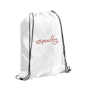 Spook. Weißer Rucksack. Einfarbiger Druck