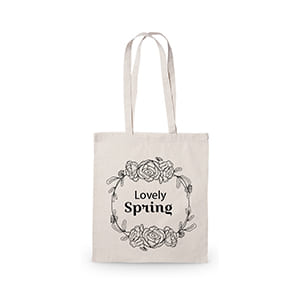 Ponkal Tasche. Baumwolltasche. Einfarbiger Druck