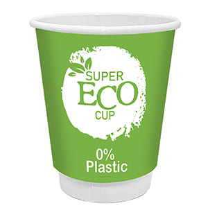 Eco vaso 220ml cartón doble pared personalizado.