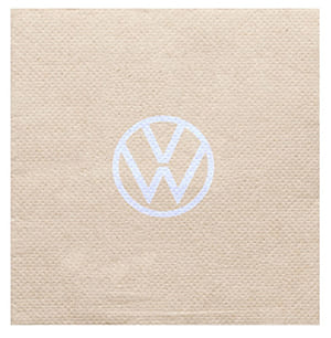 DC20 Dos Capas 20x20, servilleta personalizada reciclada. Entrega estándar. Impresión 1 color
