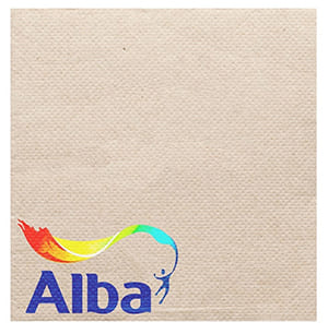 DC20 Servilleta personalizada Foto, reciclada 2 capas 20x20, a todo color. Entrega exprés
