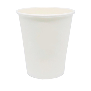 Eco vaso 30cl cartón blanco. Sin personalizar