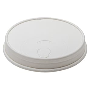 Tapa blanca 8oz Supereco para café. Sin personalizar