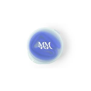 Silicone-me. Pajita azul de silicona. Impresión a un color