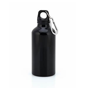 Mento. Bidón metálico de 40cl negro. Sin personalizar
