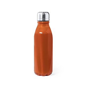 Ran. Bidón de metal de 550ml naranja con acabado brillante. Sin personalizar