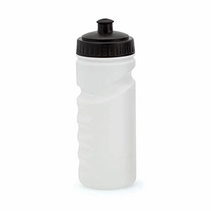 Iskan. 50cl bidón sport blanco de plástico. Sin personalizar