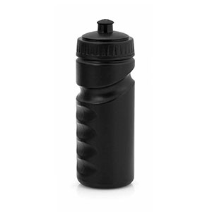 Iskan. 50cl bidón sport negro de plástico. Sin personalizar