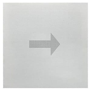 DP33 Serviette blanche Double Point 33x33. Livraison Standard. Impréssion une couleur