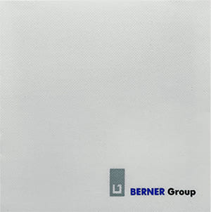 DP33 Serviette blanche Double Point 33x33. Livraison Express. Impréssion deux couleurs