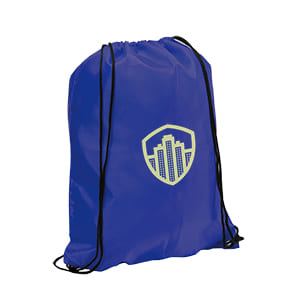 Spook. Customized navy backpack. 1 color print