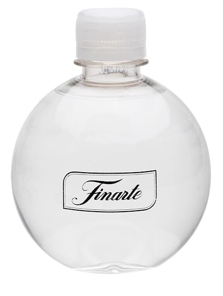 333 Round Bottle. Direct print 1 color. clear cap