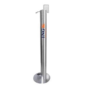 Metal foot dispenser. Customized. Sale