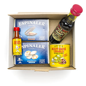 Tapas gift pack "Espinaler tapas for one" in Customized box