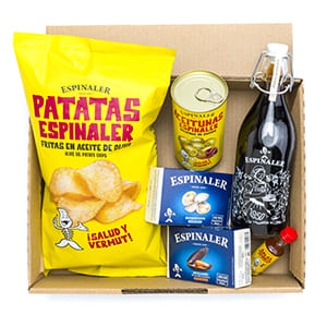 Tapas gift pack Espinaler "I love to share" in Customized box