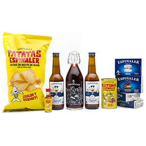 Tapas gift pack Espinaler "Because you are worth it" in standard box