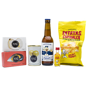 Tapas gift pack "Pepus tapas for one", in standard box