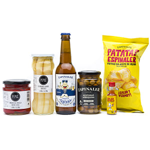 Tapas gift pack "Pepus veggie tapas for one" in standard box