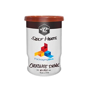 205ml Selfheating-drink Chocolate. Sleeve full color