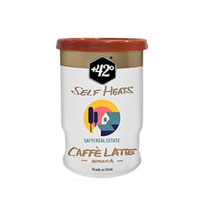 205ml Selfheating-drink Caffé Latte. Sleeve full color