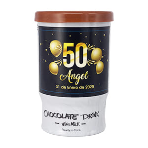 205ml Selfheating-drink Chocolate. Full color sticker label