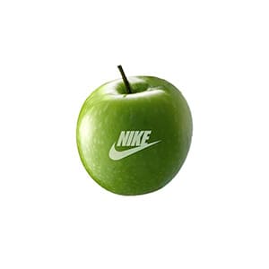 Fresh Apple. Direct print 1 color