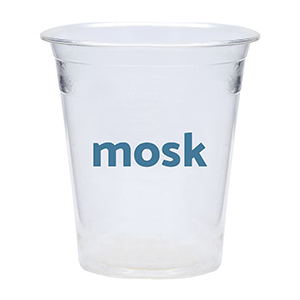 6oz Customized clear PLA Cup. 1 color print