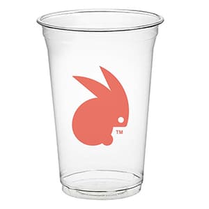 20oz Customized clear PLA Cup. 1 color print