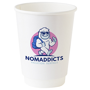 12oz Customized paper Cup double wall. Full color. Standard delivery