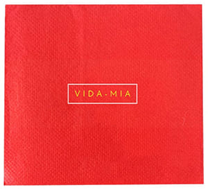 DP20 Double Point 20x20 Red Napkin. Standard delivery. 2-color print