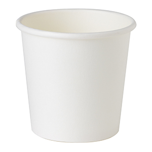 4oz SuperEco white paper Cup. Blank