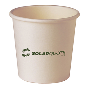 4oz Customized brown Paper Bio Cup. 1 color print