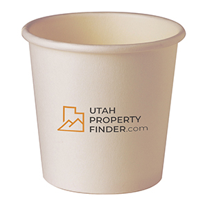 4oz Customized brown Paper Bio Cup. 2-color print