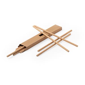 Set of 10 Brown paper straws. Blank