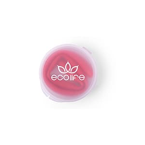 Silicone-me. Red silicone straw. 1 color print
