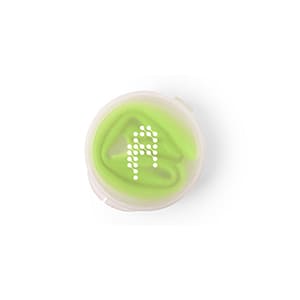 Silicone-me. Green silicone straw. 1 color print
