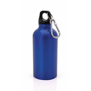 Mento. 40cl Blue Metal bottle. Blank