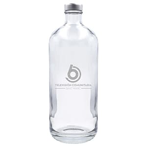ERA 700. Customized glass bottle silver cap. Laser print