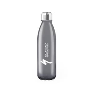 Solaris. Customized 650ml Black glass bottle. 1 color print