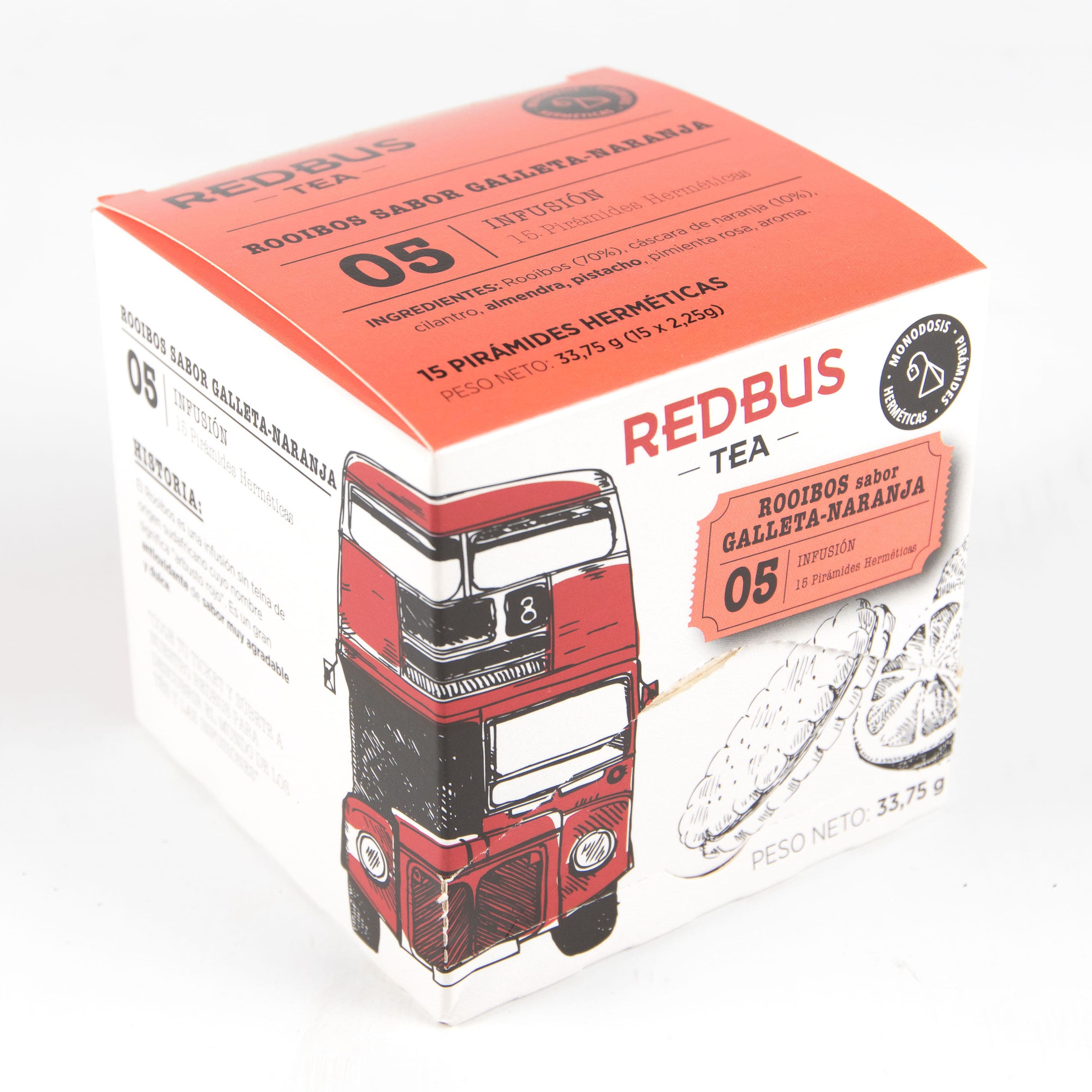 15 Redbus pyramids of Rooibos in a standard carton box