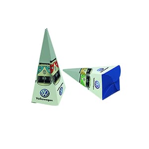Customized cone of dried fruits. Full color